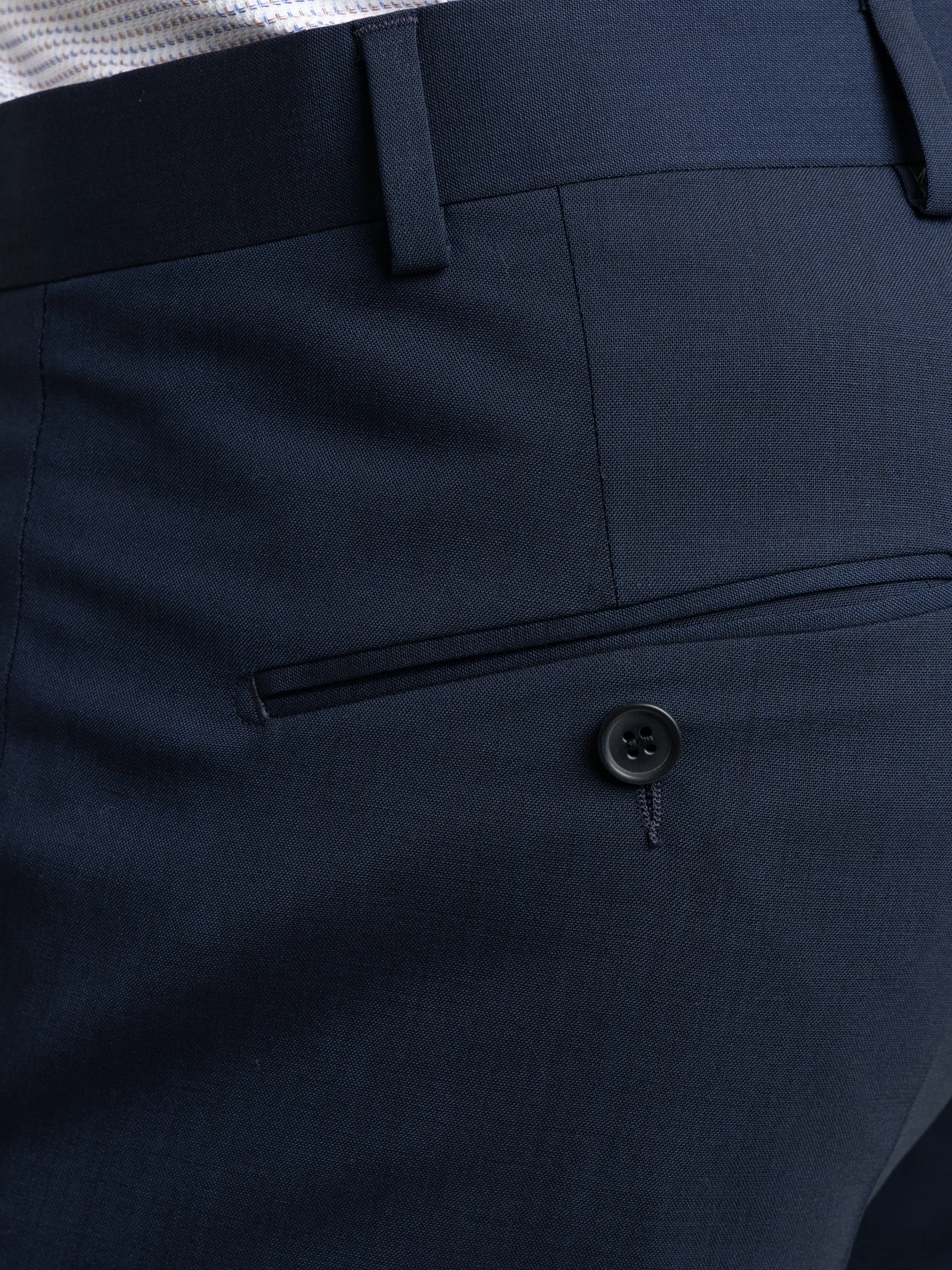 Navy Wool Dress Pants