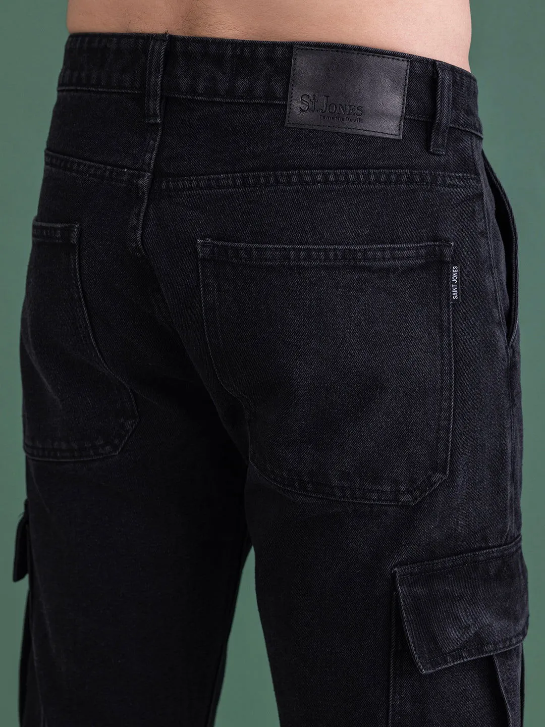 NEW CARGO DENIM BLACK