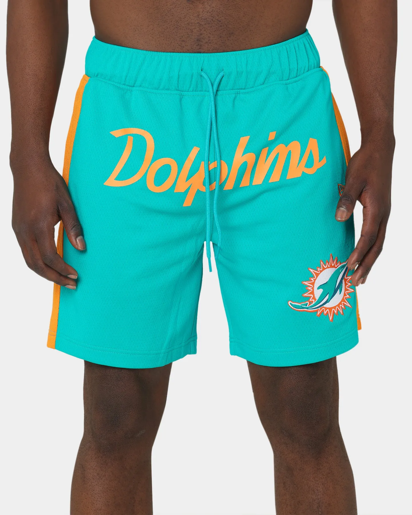 New Era Miami Dolphins Basketball Shorts Teal