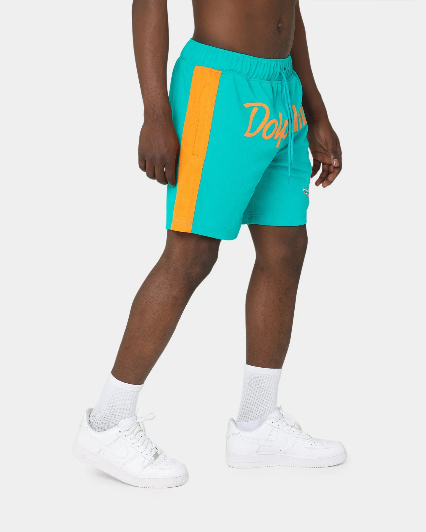 New Era Miami Dolphins Basketball Shorts Teal