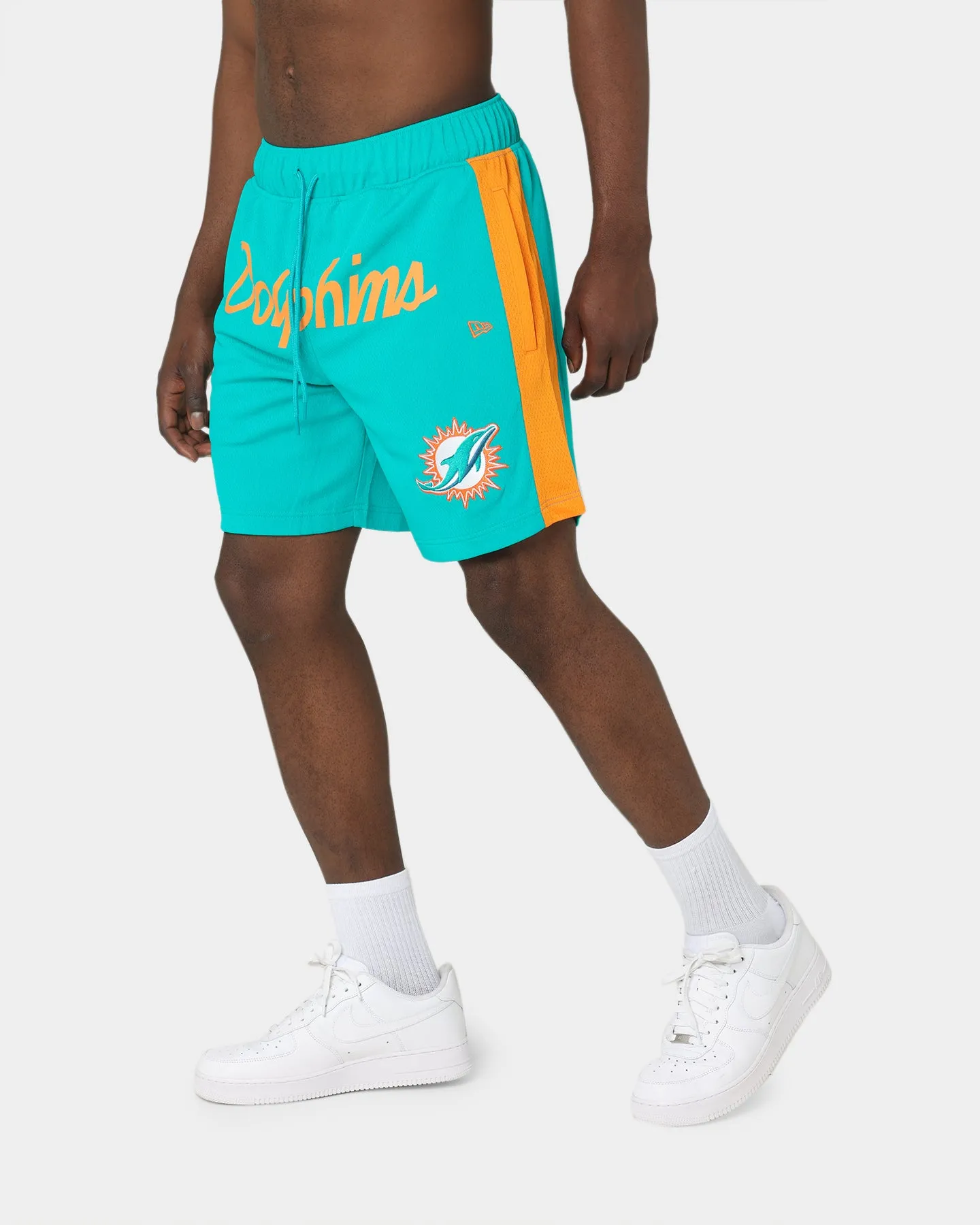 New Era Miami Dolphins Basketball Shorts Teal