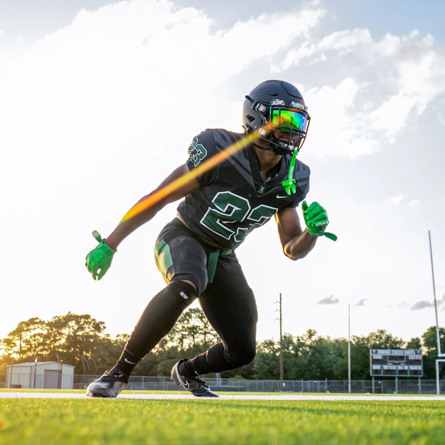 NXTRND G1® Football Gloves Green