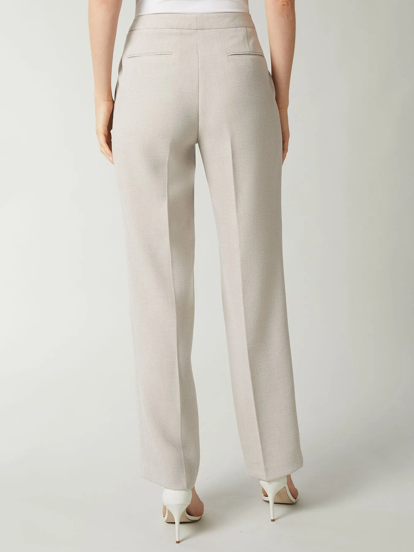 Petite Joan Pant, Iconic Pebble Crepe