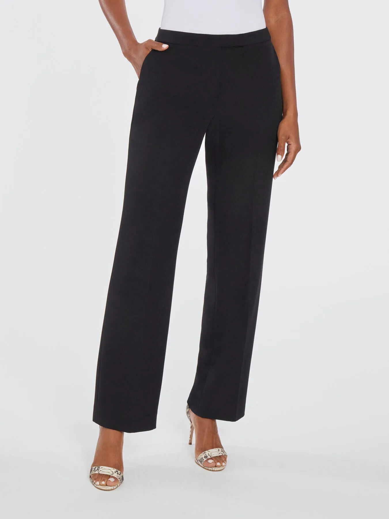 Plus Joan Pant, Iconic Stretch Crepe