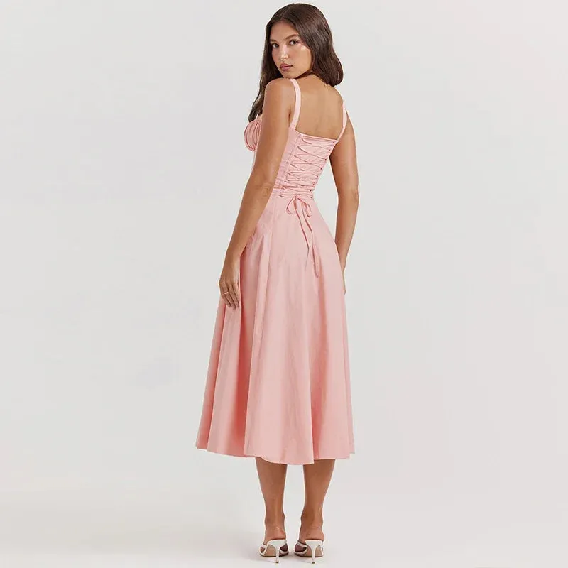 Polished Princess Midi Dress