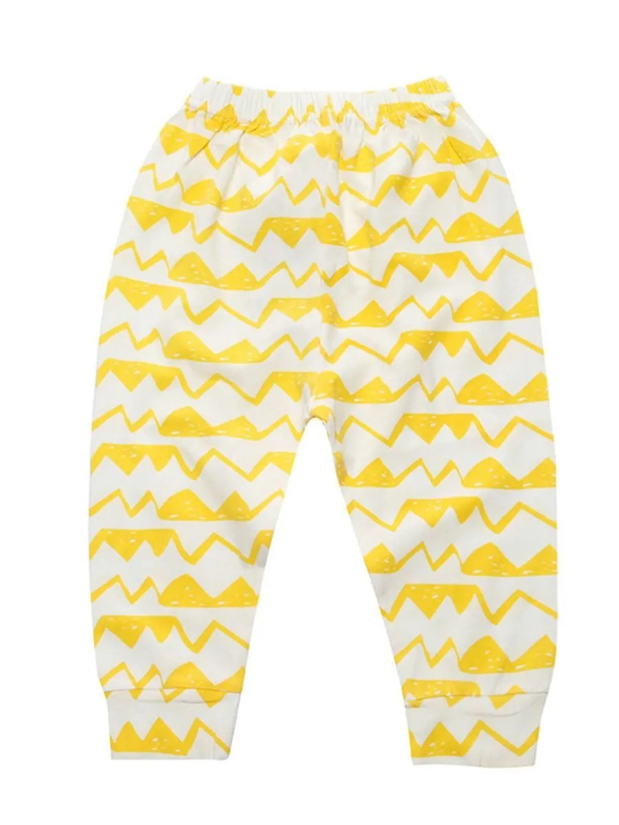 Printed Casual Pants Spring Summer Pants Infant Boys Girls