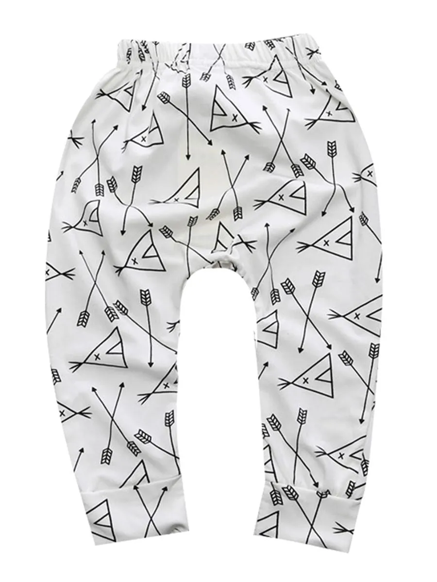 Printed Casual Pants Spring Summer Pants Infant Boys Girls