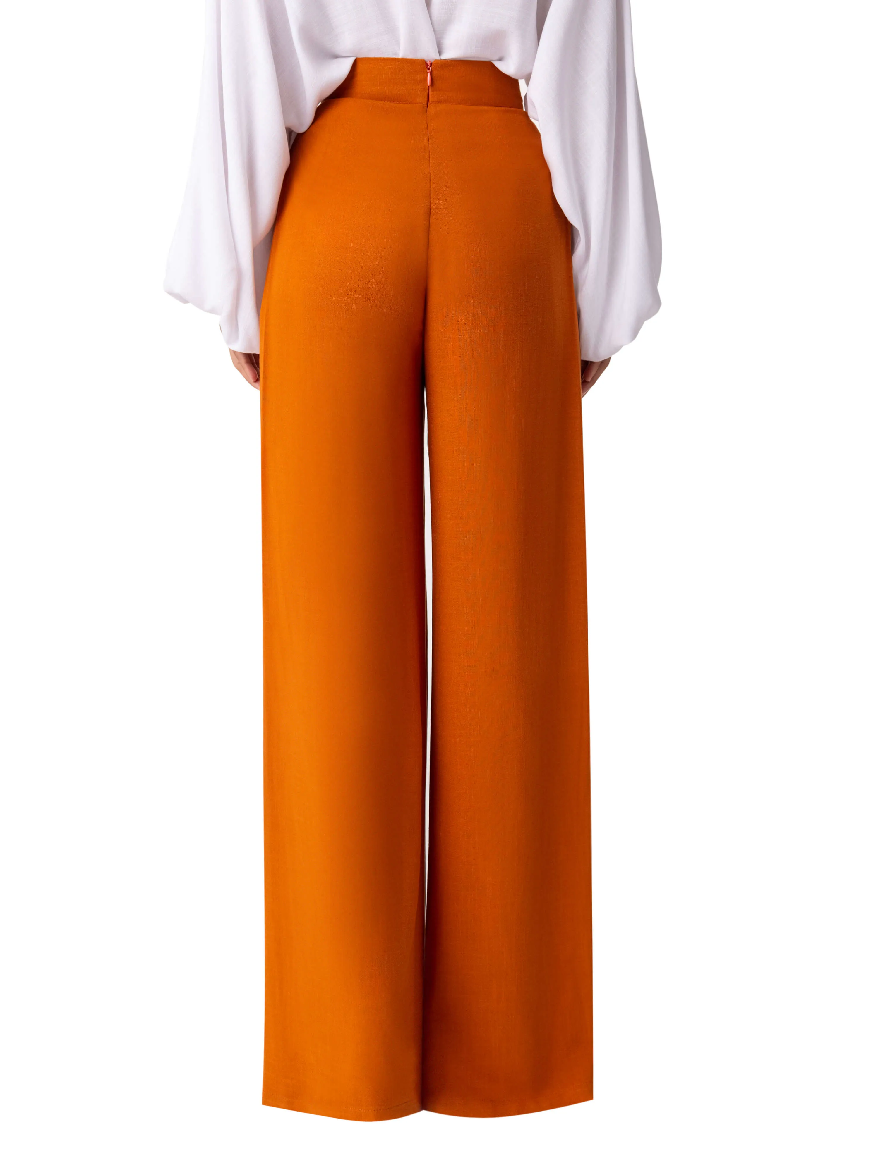 "Chrysanthemum" Toffee Wide Leg Pants