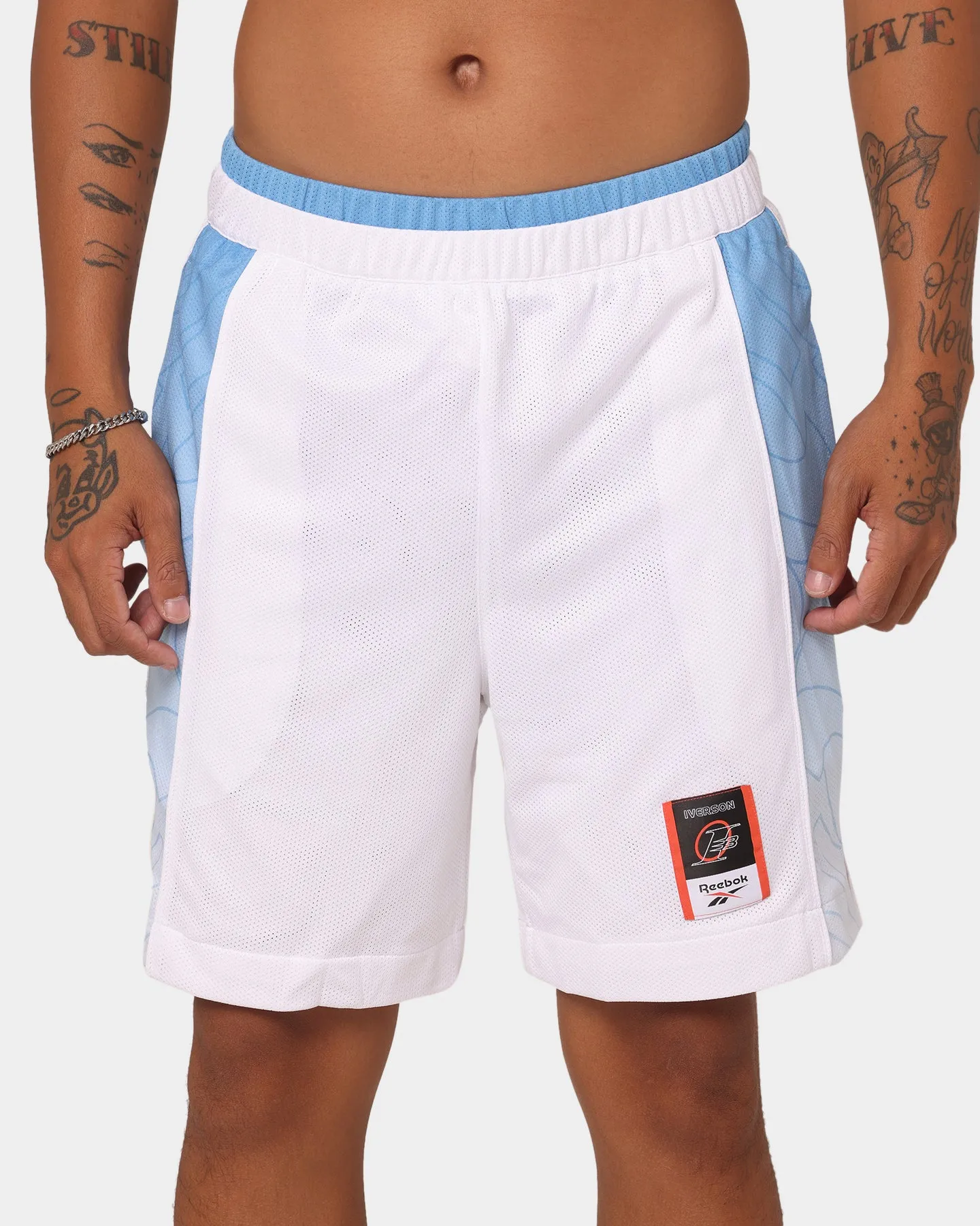 Reebok Iverson Basketball Shorts White/Essential Blue