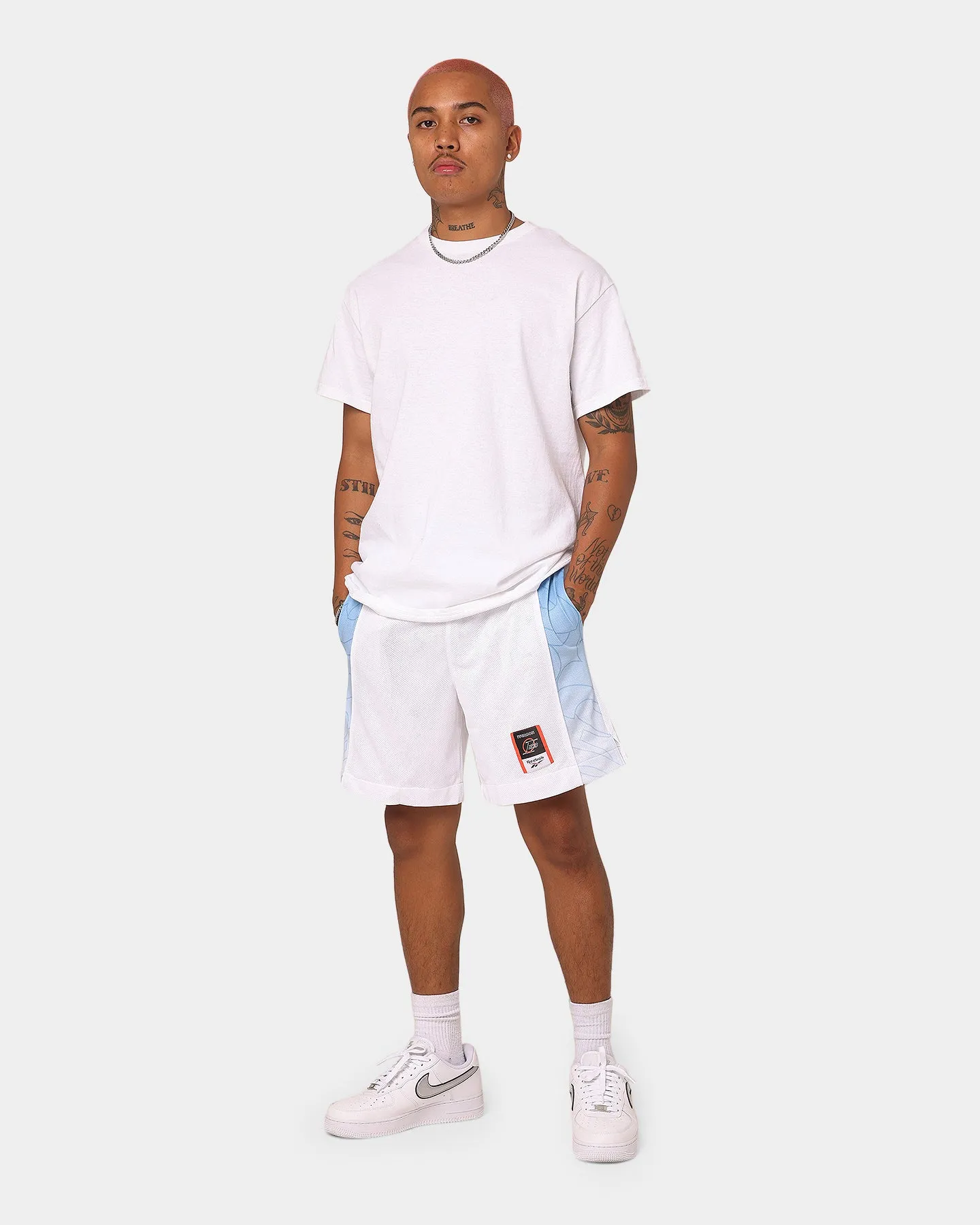 Reebok Iverson Basketball Shorts White/Essential Blue