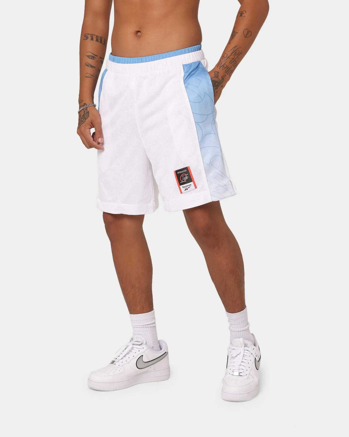 Reebok Iverson Basketball Shorts White/Essential Blue