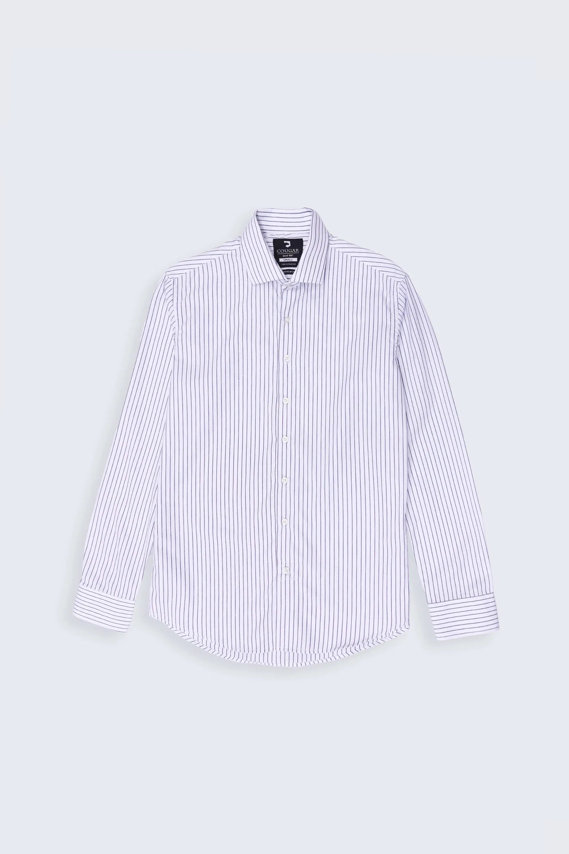 Regular Fit Lining Casual Shirt