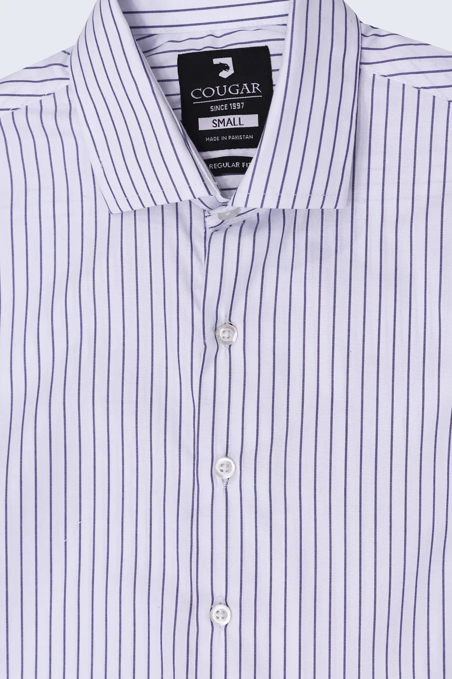 Regular Fit Lining Casual Shirt