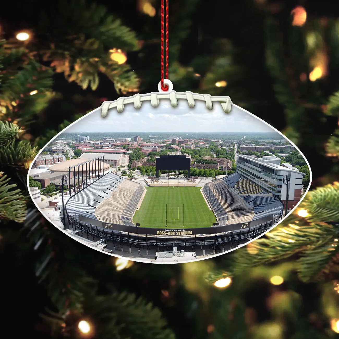 Ross–Ade Stadium- Purdue Boilermakers Football Acrylic Hanging Decorations Christmas Gifts Christmas Tree Ornaments