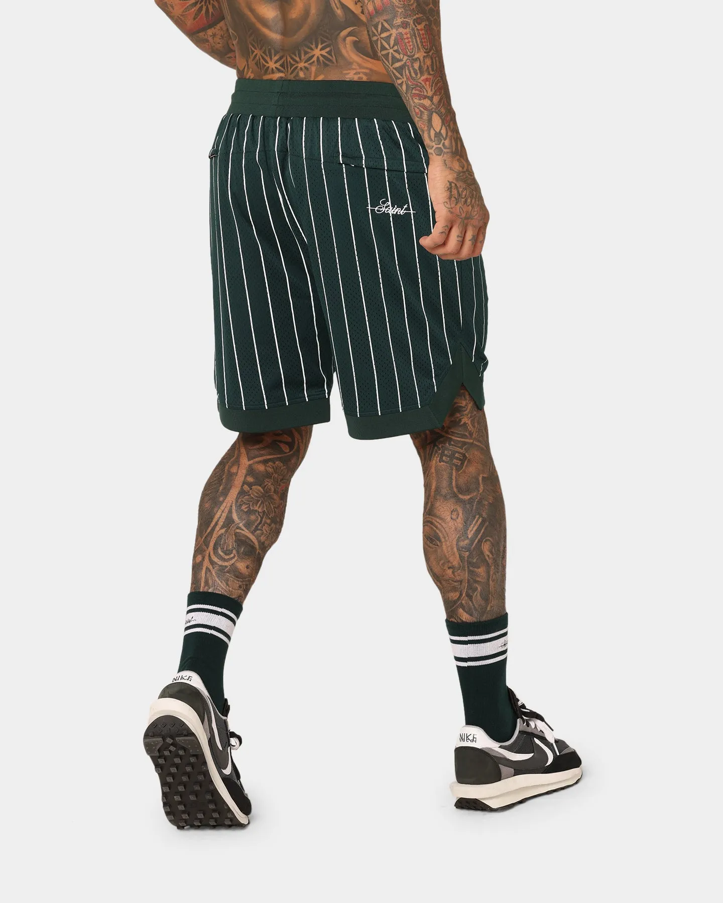 Saint Morta Exhibition Basketball Shorts Stadium Green