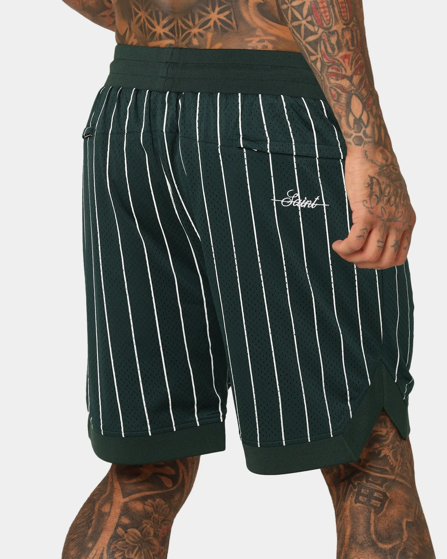 Saint Morta Exhibition Basketball Shorts Stadium Green