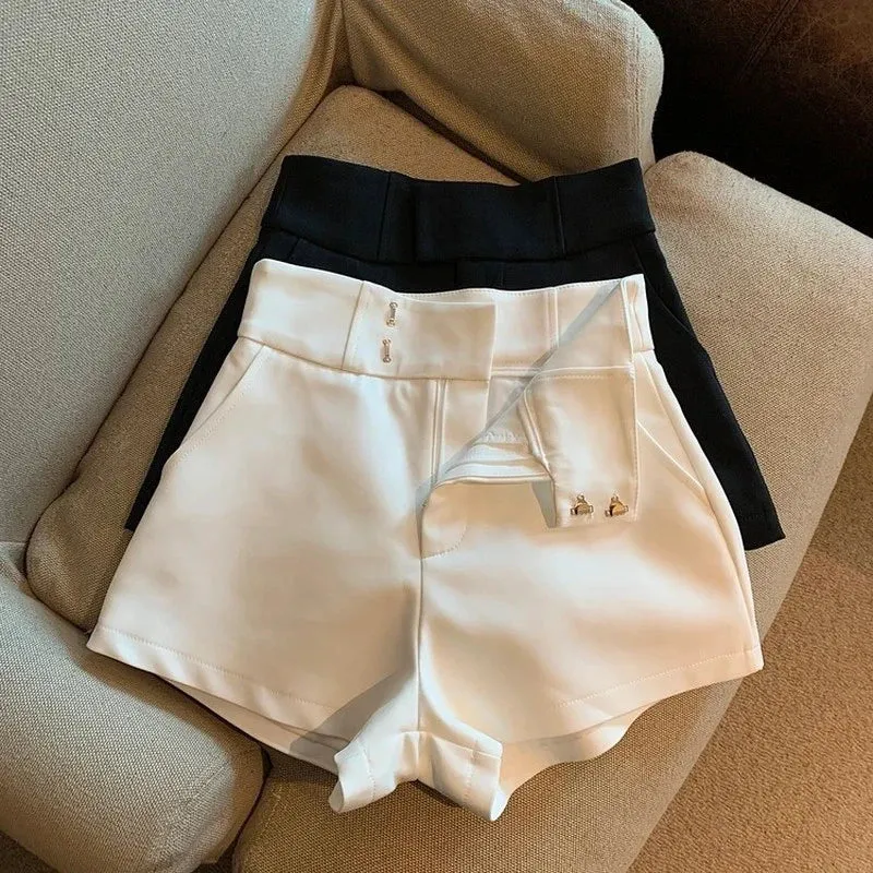 Streetwear Elegant High Waist Shorts