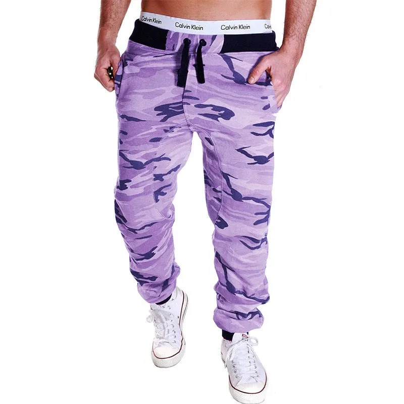 Sweatpants Men Camouflage Elasticity Military Cargo Pants