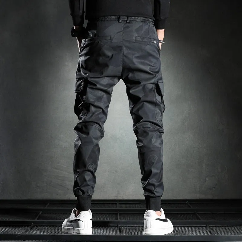 Sweatpants Men Camouflage Elasticity Military Cargo Pants