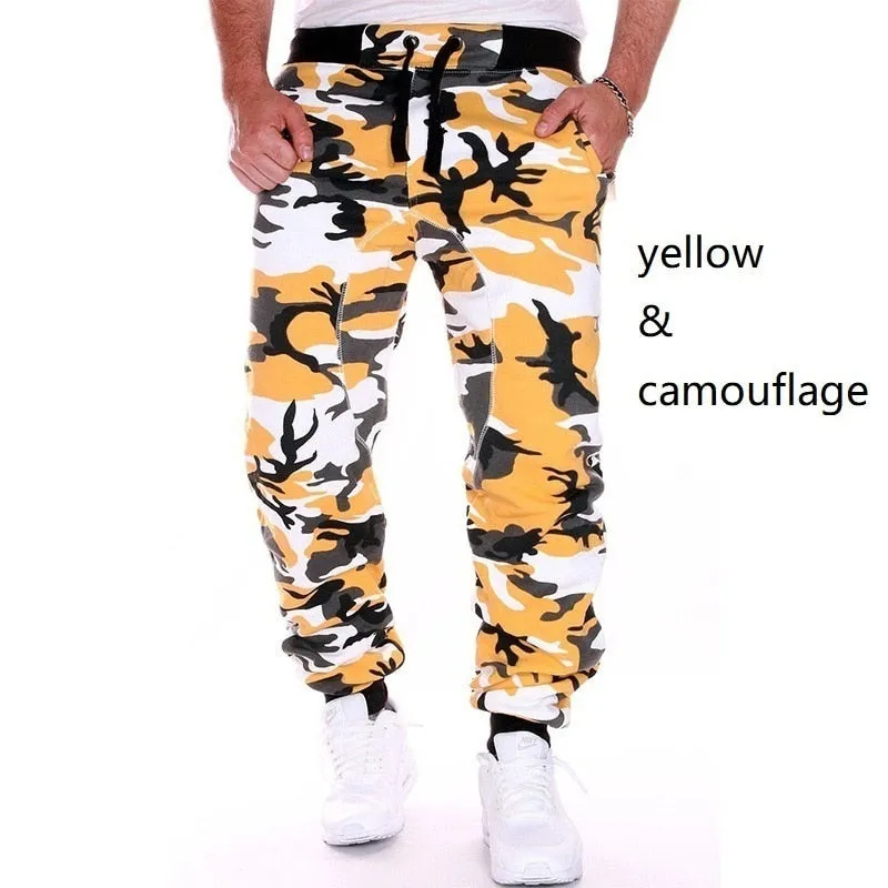 Sweatpants Men Camouflage Elasticity Military Cargo Pants