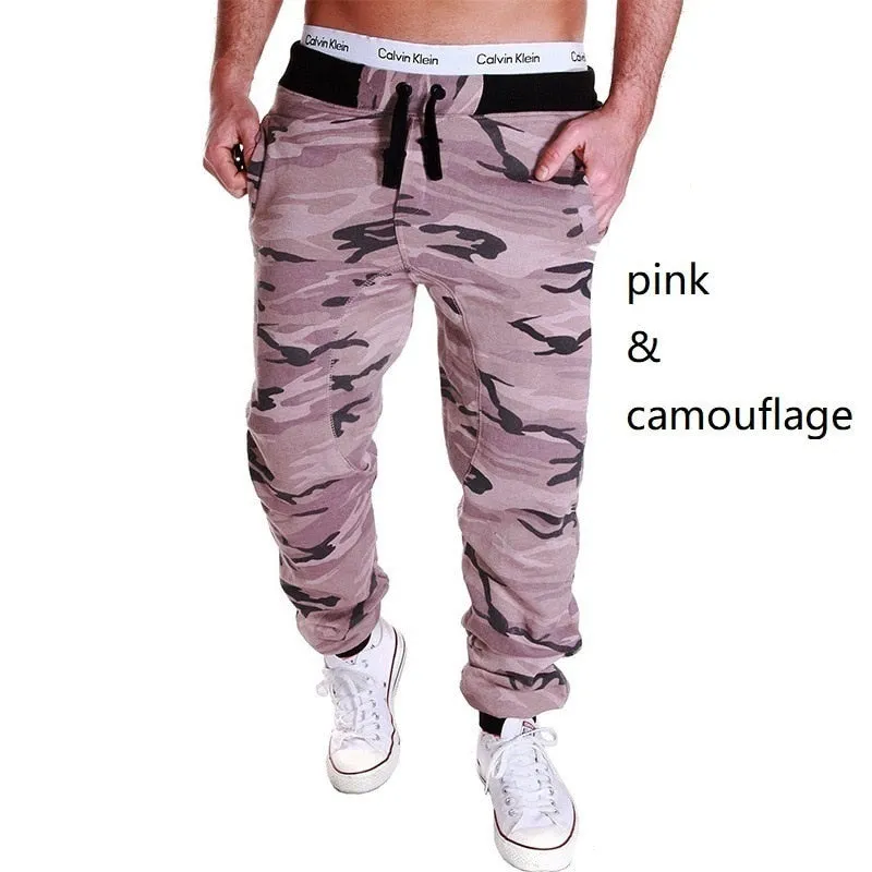 Sweatpants Men Camouflage Elasticity Military Cargo Pants