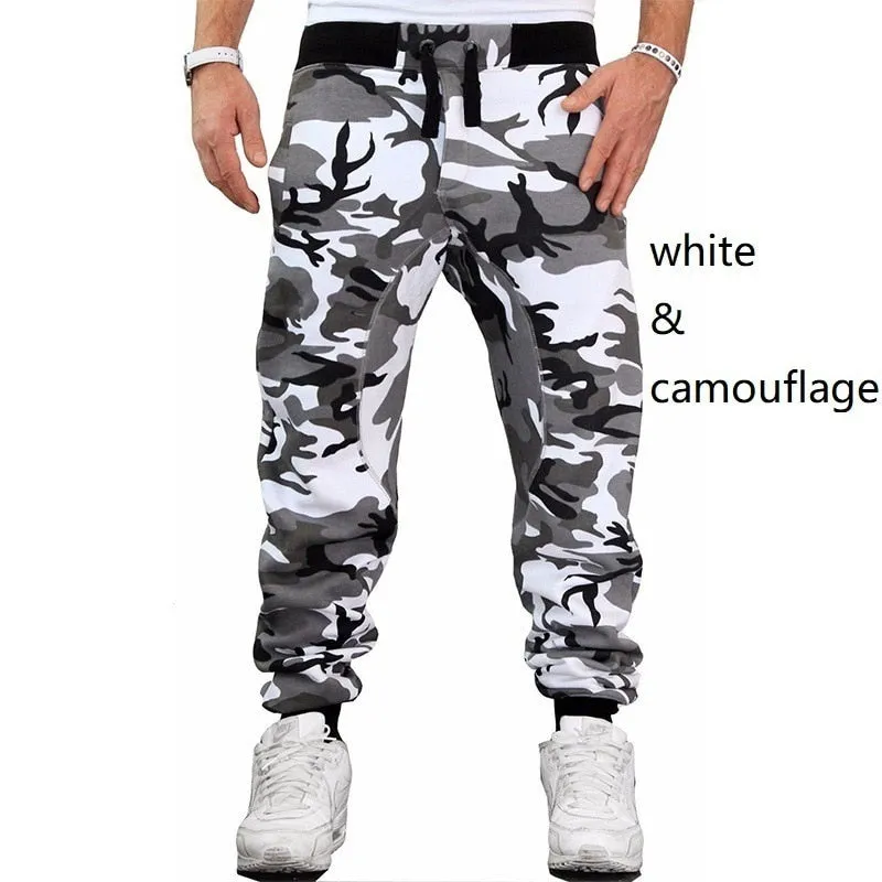 Sweatpants Men Camouflage Elasticity Military Cargo Pants