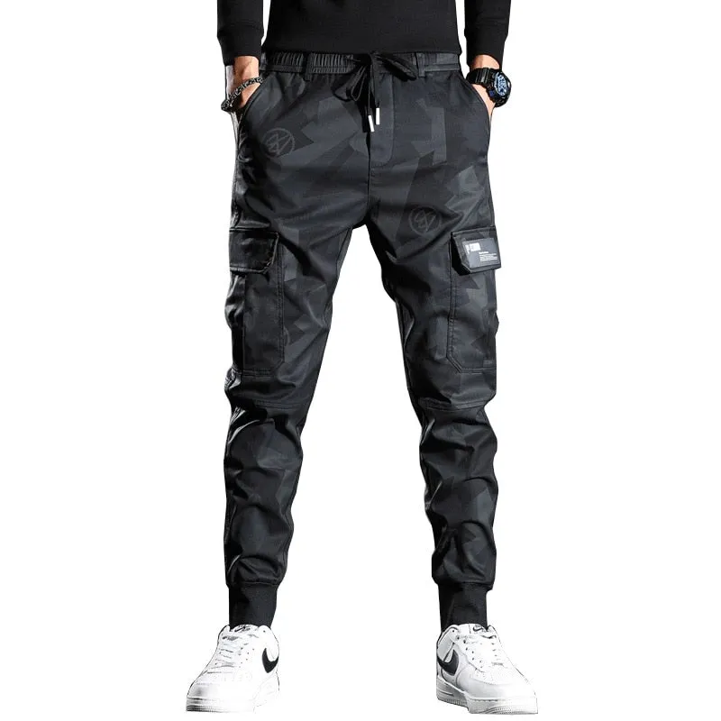 Sweatpants Men Camouflage Elasticity Military Cargo Pants