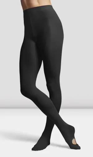 T0982L Black Ladies Convertible Tights - Select Size