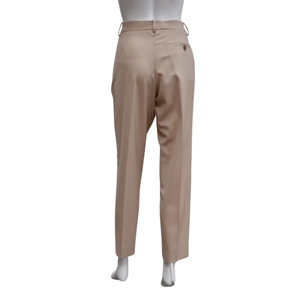 Tan Wool Classic Trousers