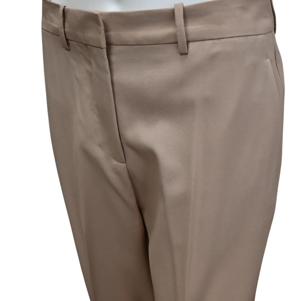 Tan Wool Classic Trousers