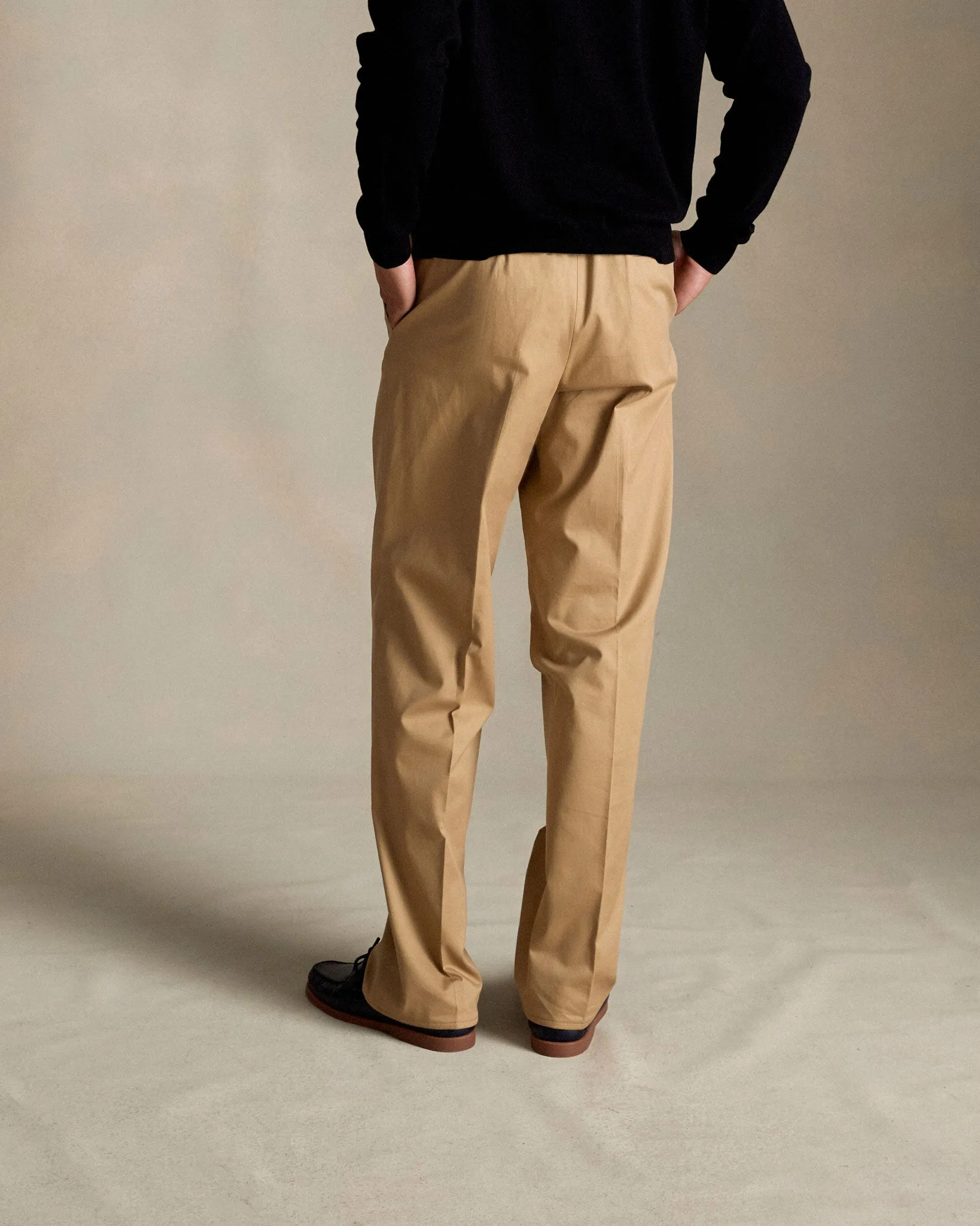 Taupe Classic Chino Trousers