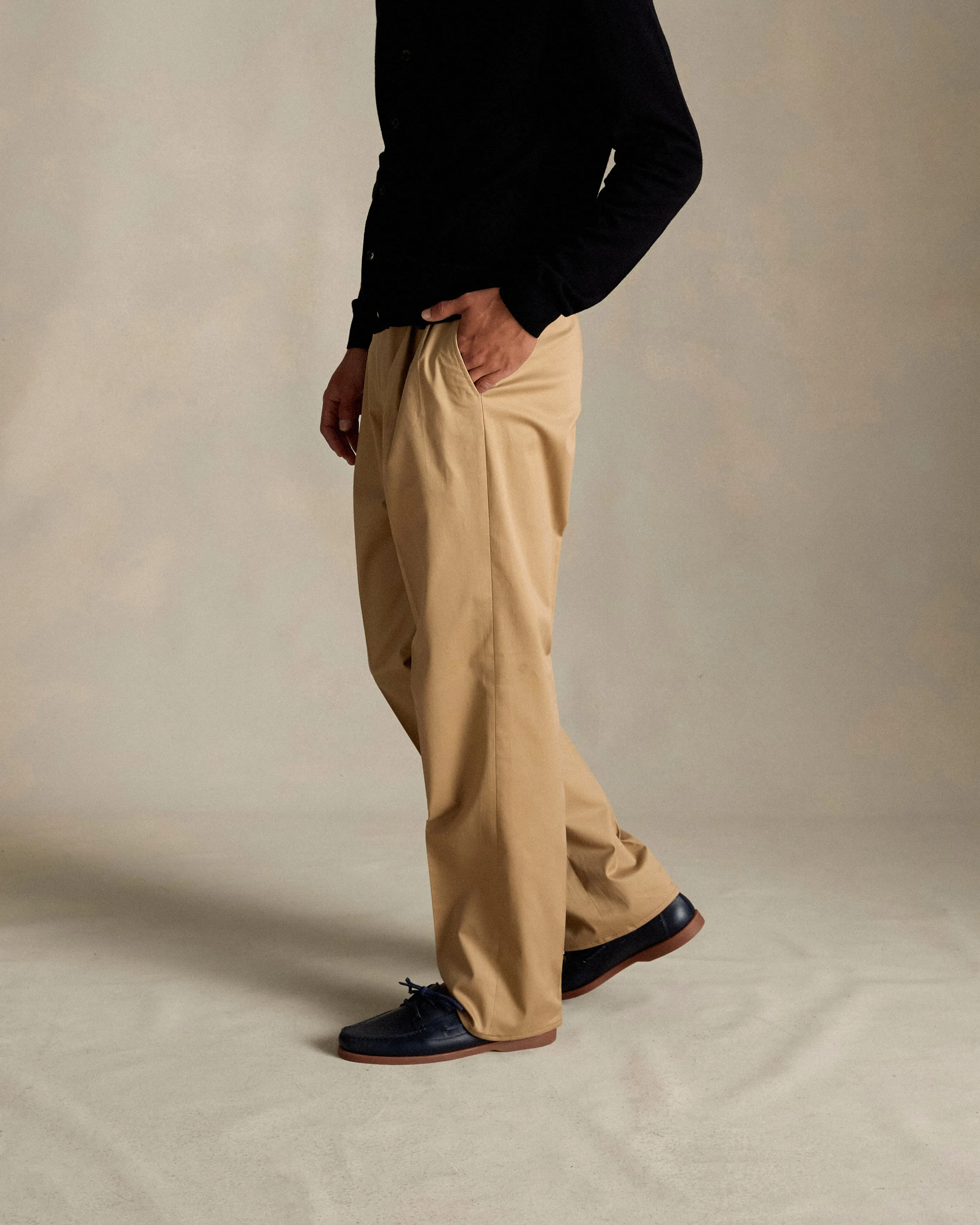 Taupe Classic Chino Trousers