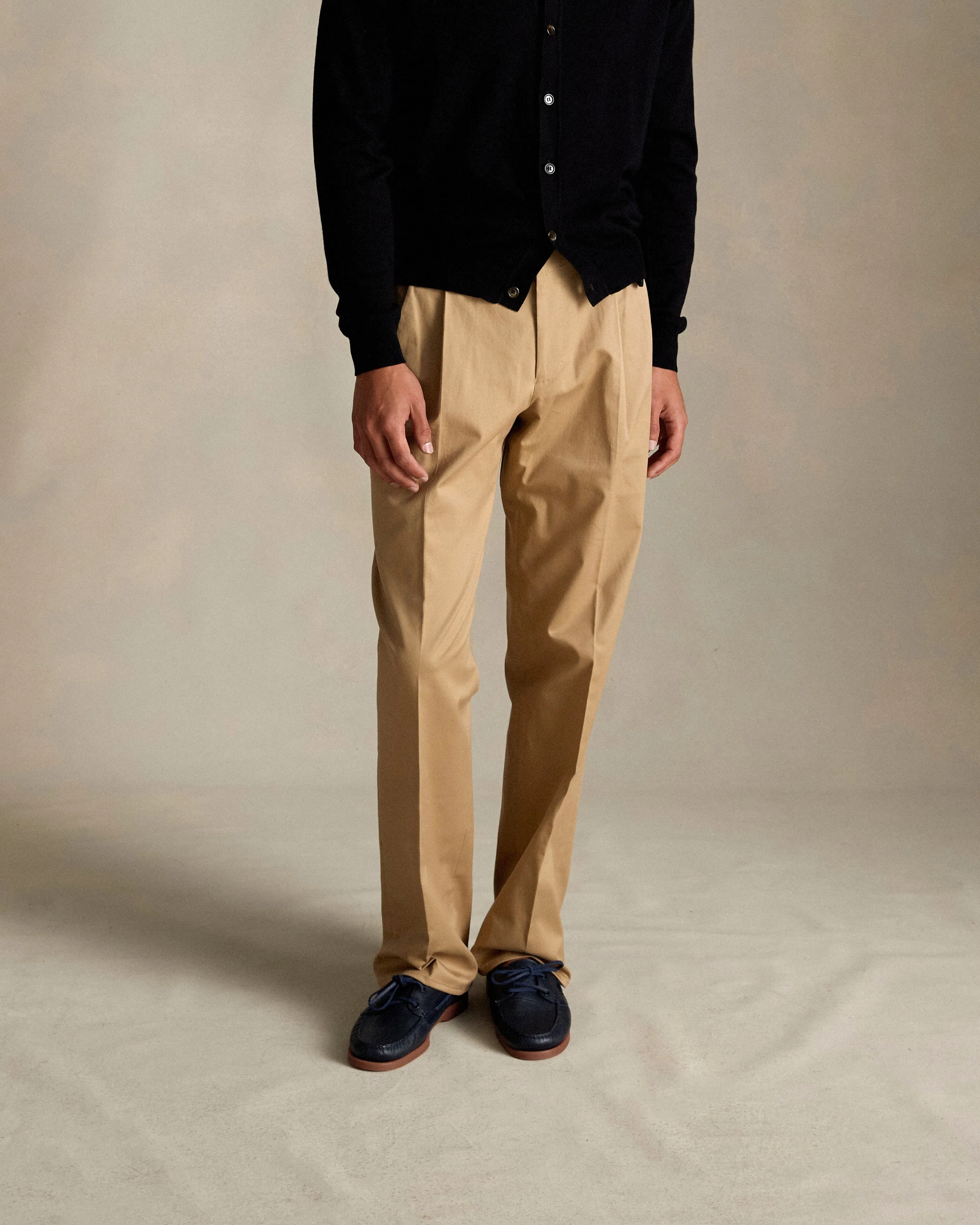 Taupe Classic Chino Trousers