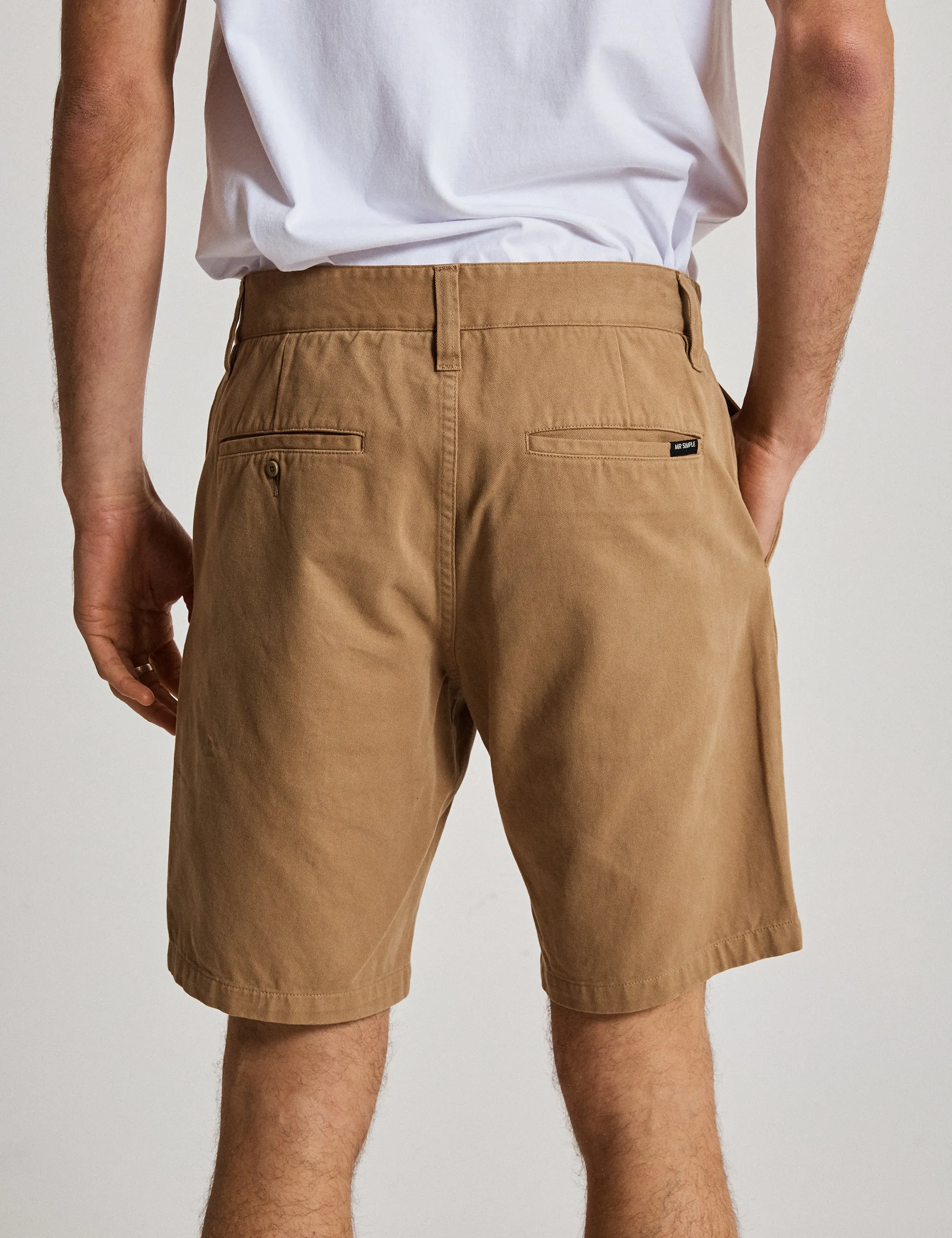 Taylor Stretch Chino Short - Khaki