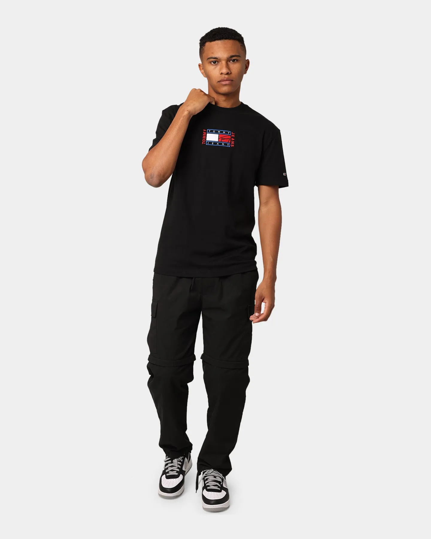 Tommy Jeans Timeless Tommy Flag T-Shirt Black