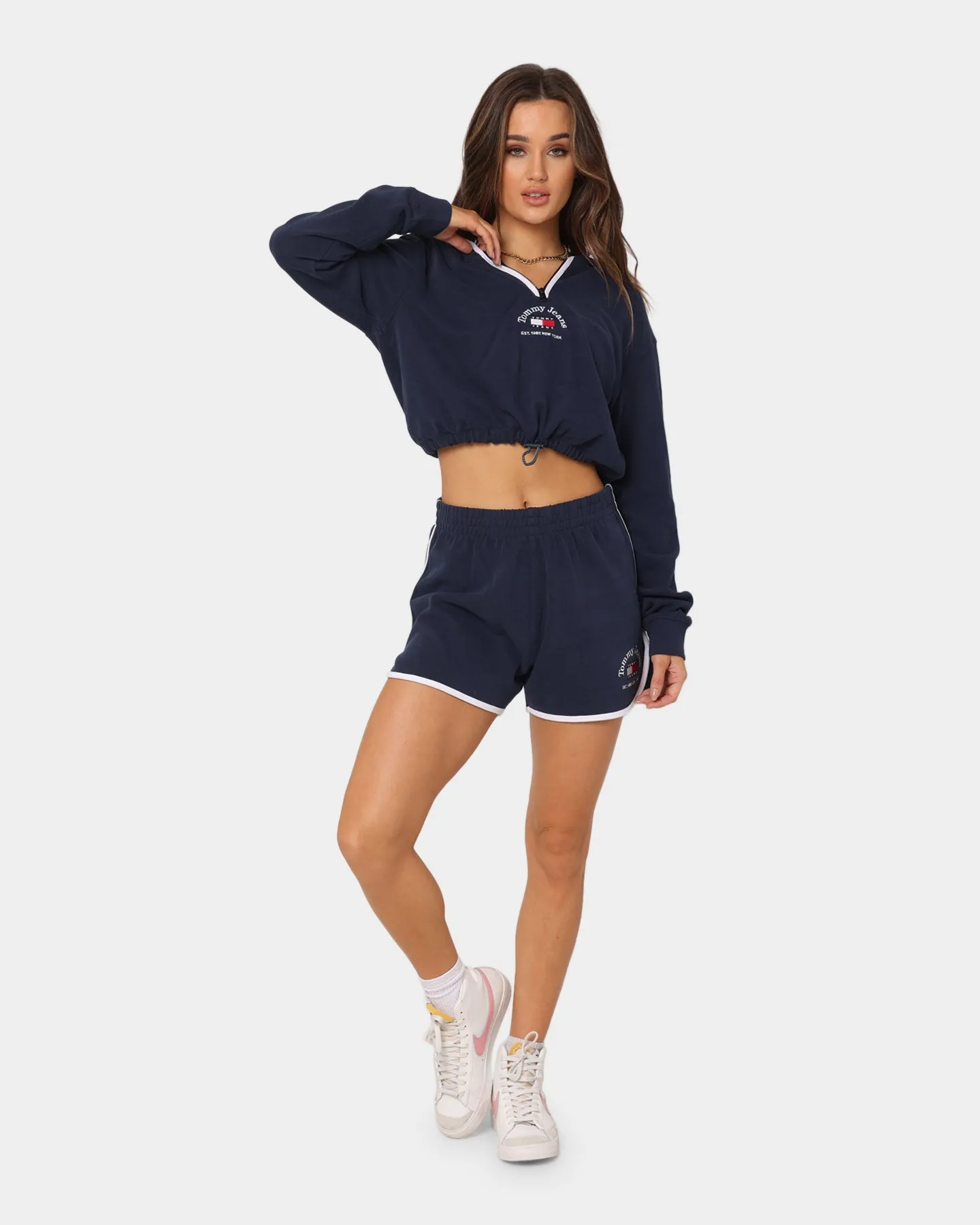 Tommy Jeans Women's Timeless 1 Knit Shorts Twilight Navy