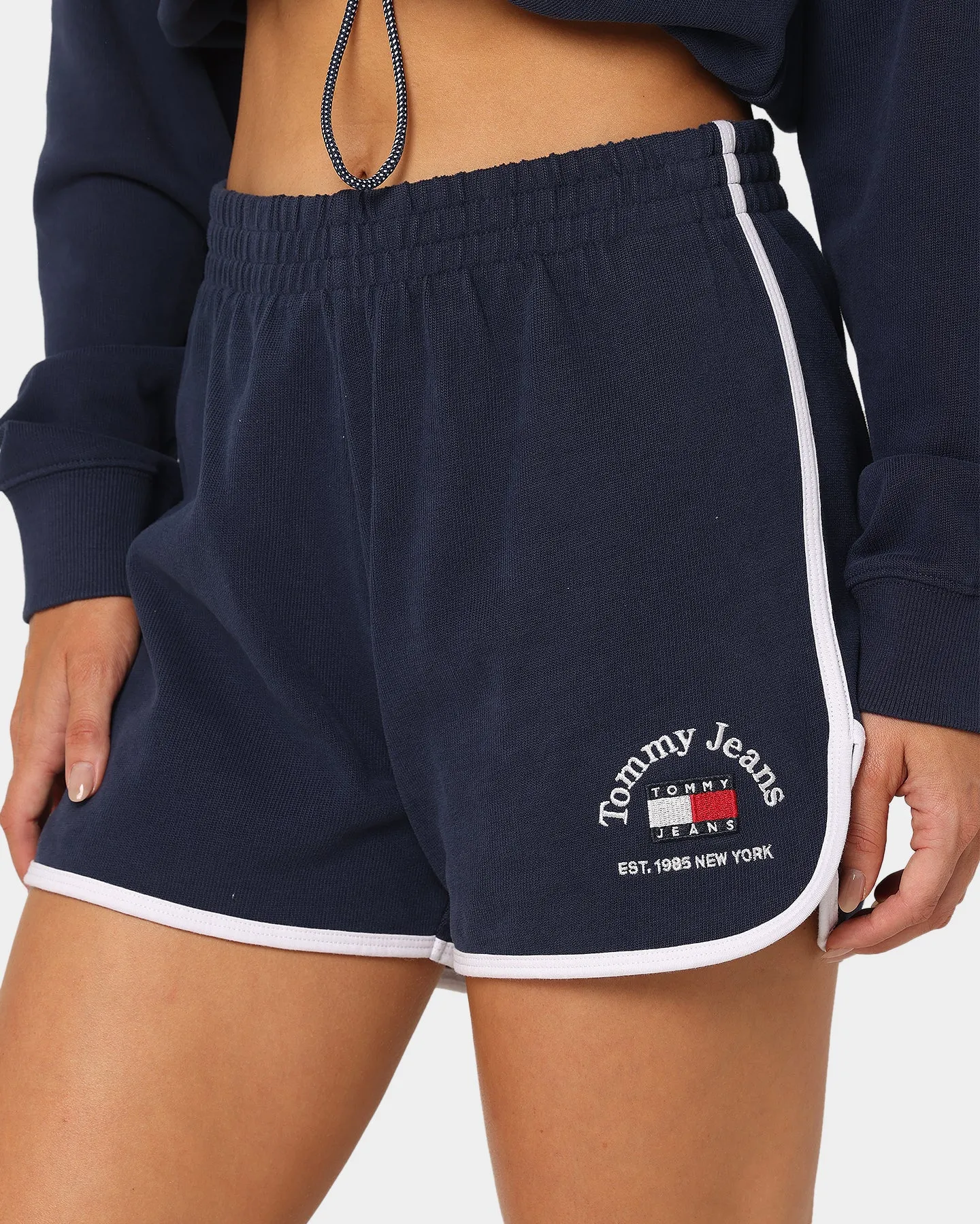 Tommy Jeans Women's Timeless 1 Knit Shorts Twilight Navy