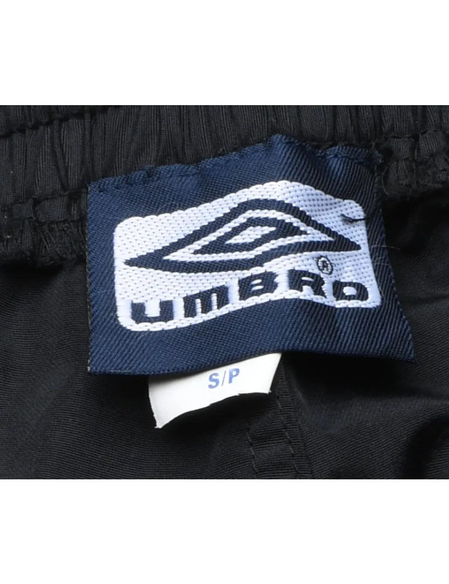 Umbro Classic Black Track Pants - W28 L29