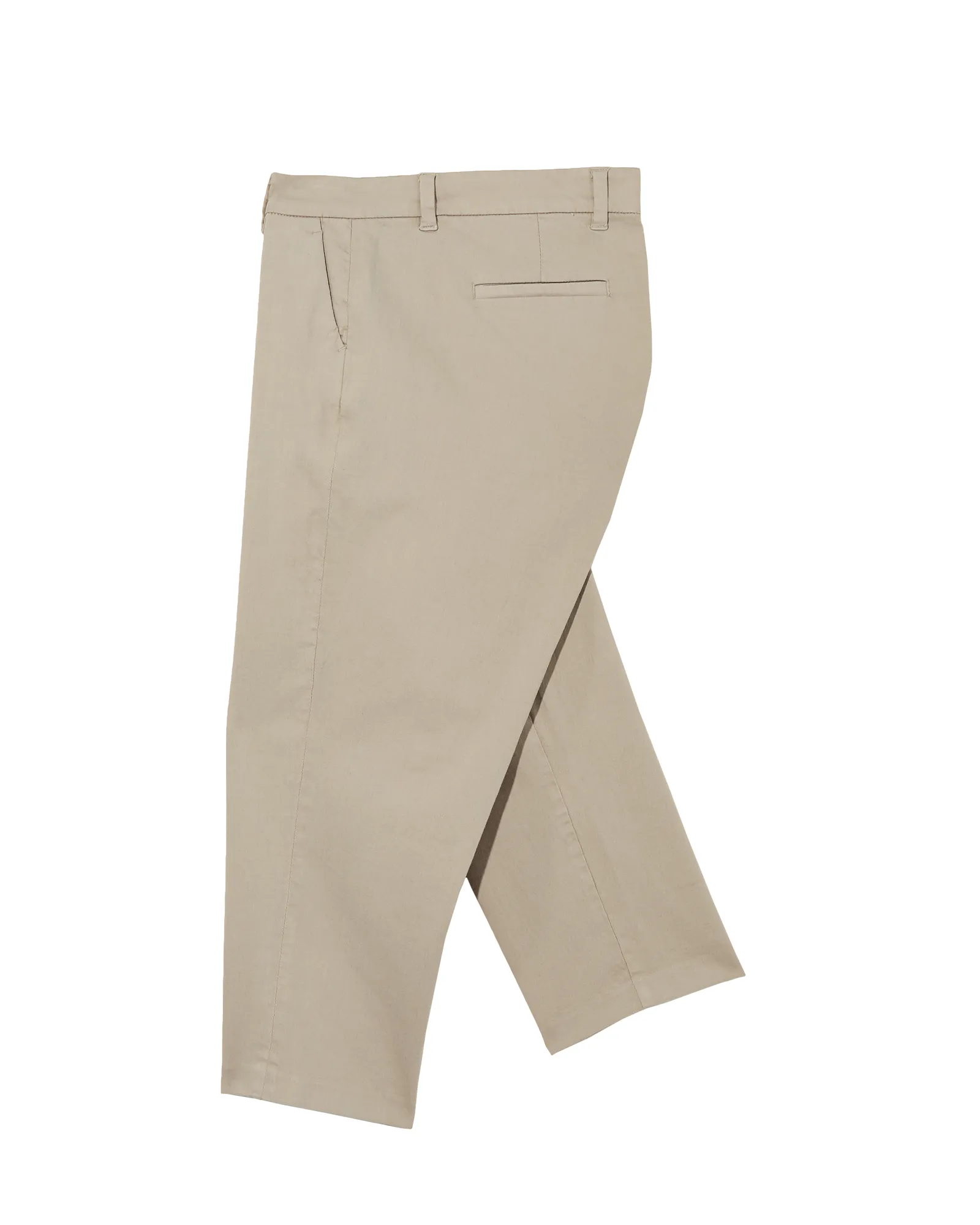 Varna Cropped Twill Pant | Tan