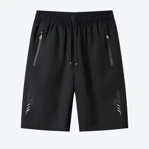 Versatile Lightweight Elastic Waist Sports Shorts