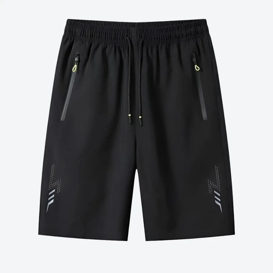 Versatile Lightweight Elastic Waist Sports Shorts