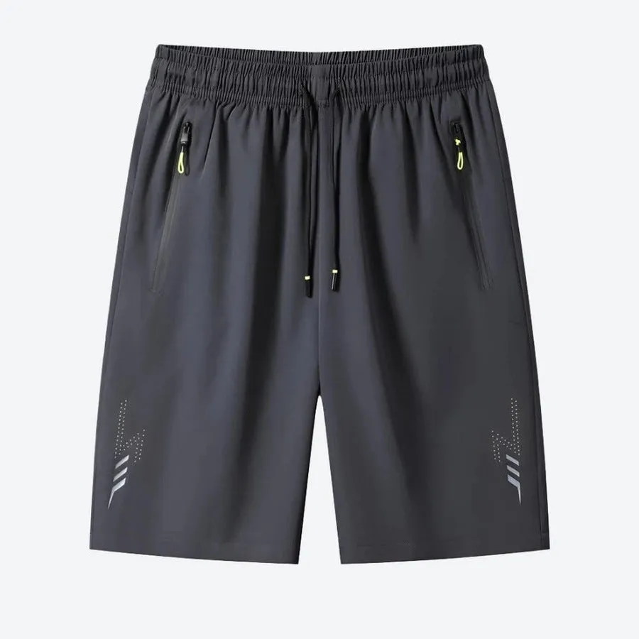 Versatile Lightweight Elastic Waist Sports Shorts