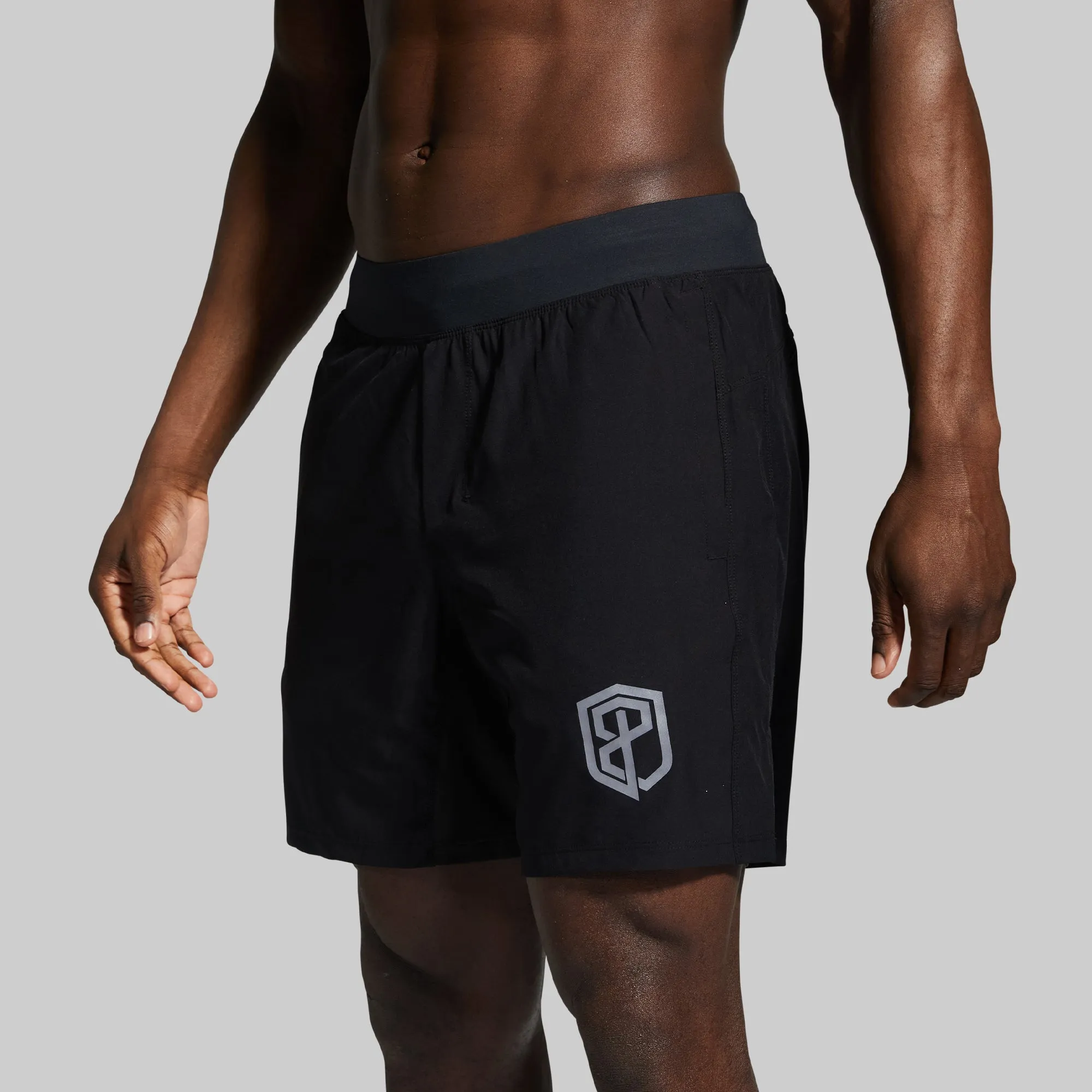 Versatile Short w/ Compression 7" (Black)