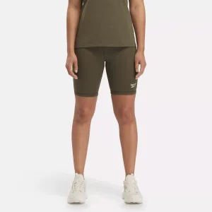 Women's Reebok Identity Small Logo Cotton Bike Shorts