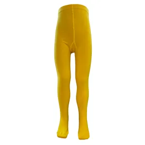 Yellow Kids' Block Colour Tights