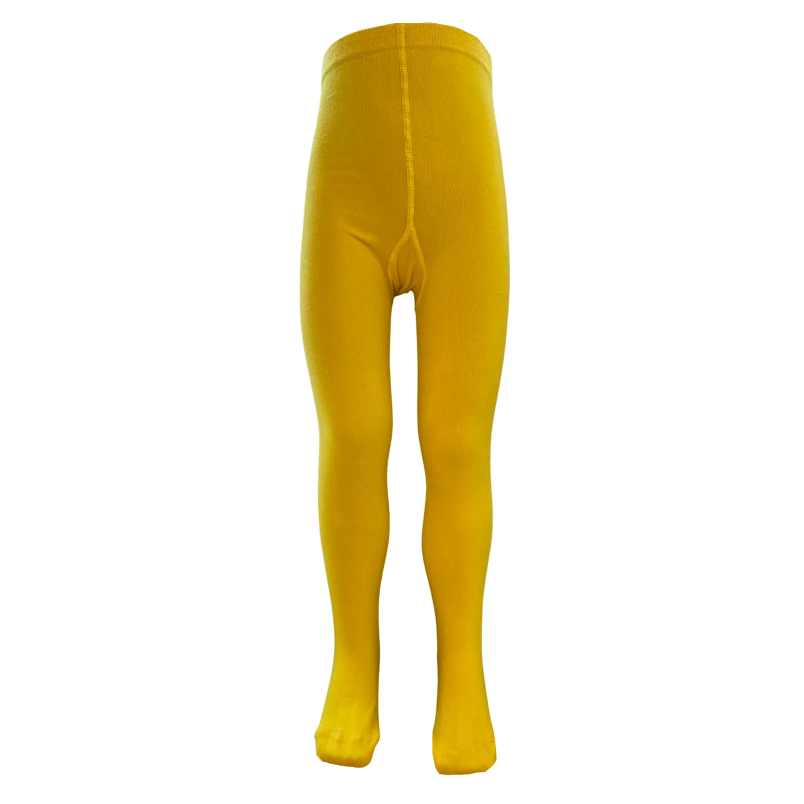 Yellow Kids' Block Colour Tights