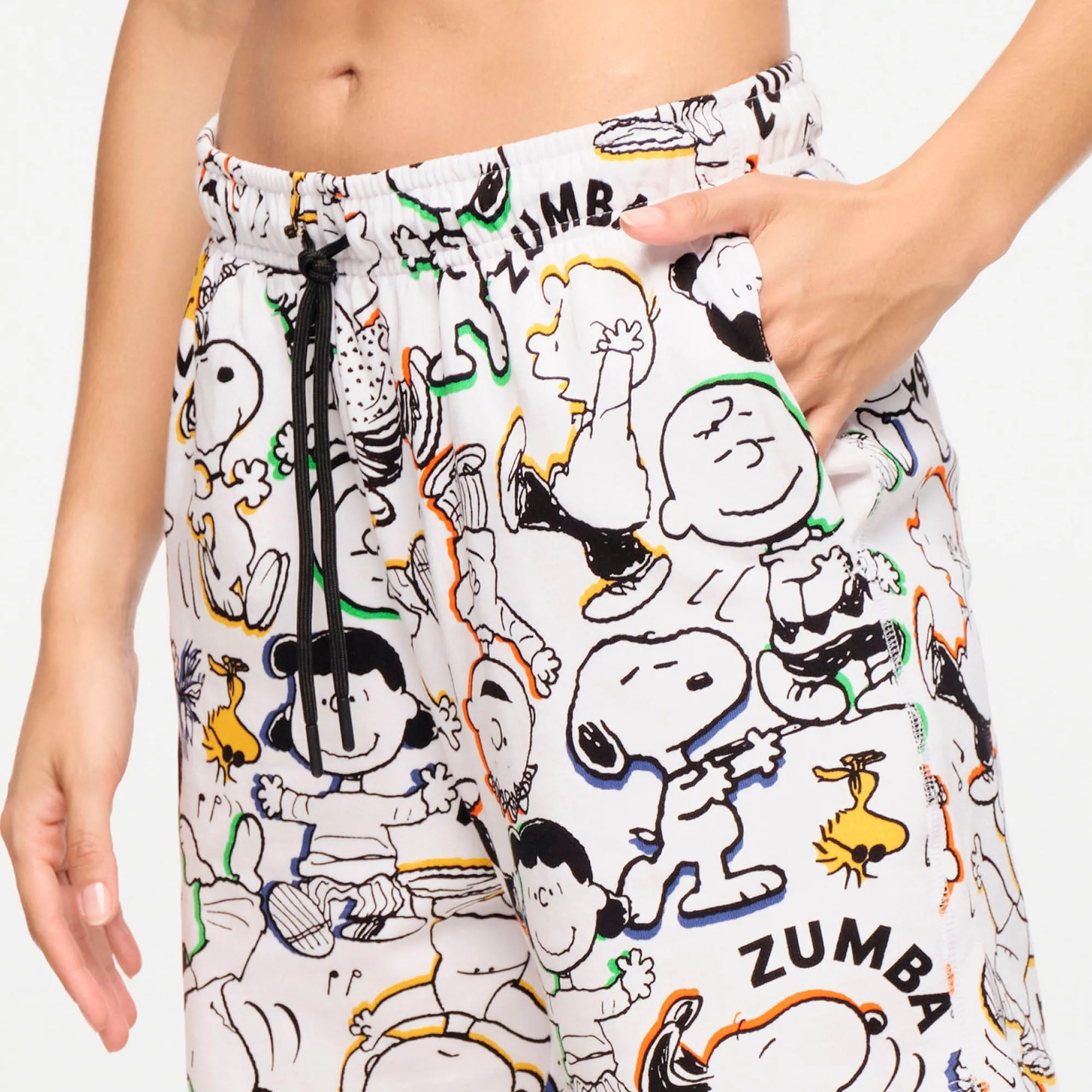 Zumba® X Peanuts™ Men's Knit Short - White